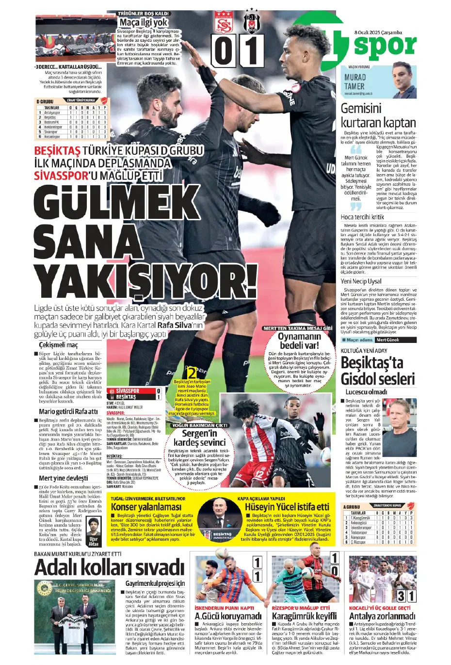 "Fenerbahçe'de büyük gün" | Sporun manşetleri (8 Ocak 2025) - 23