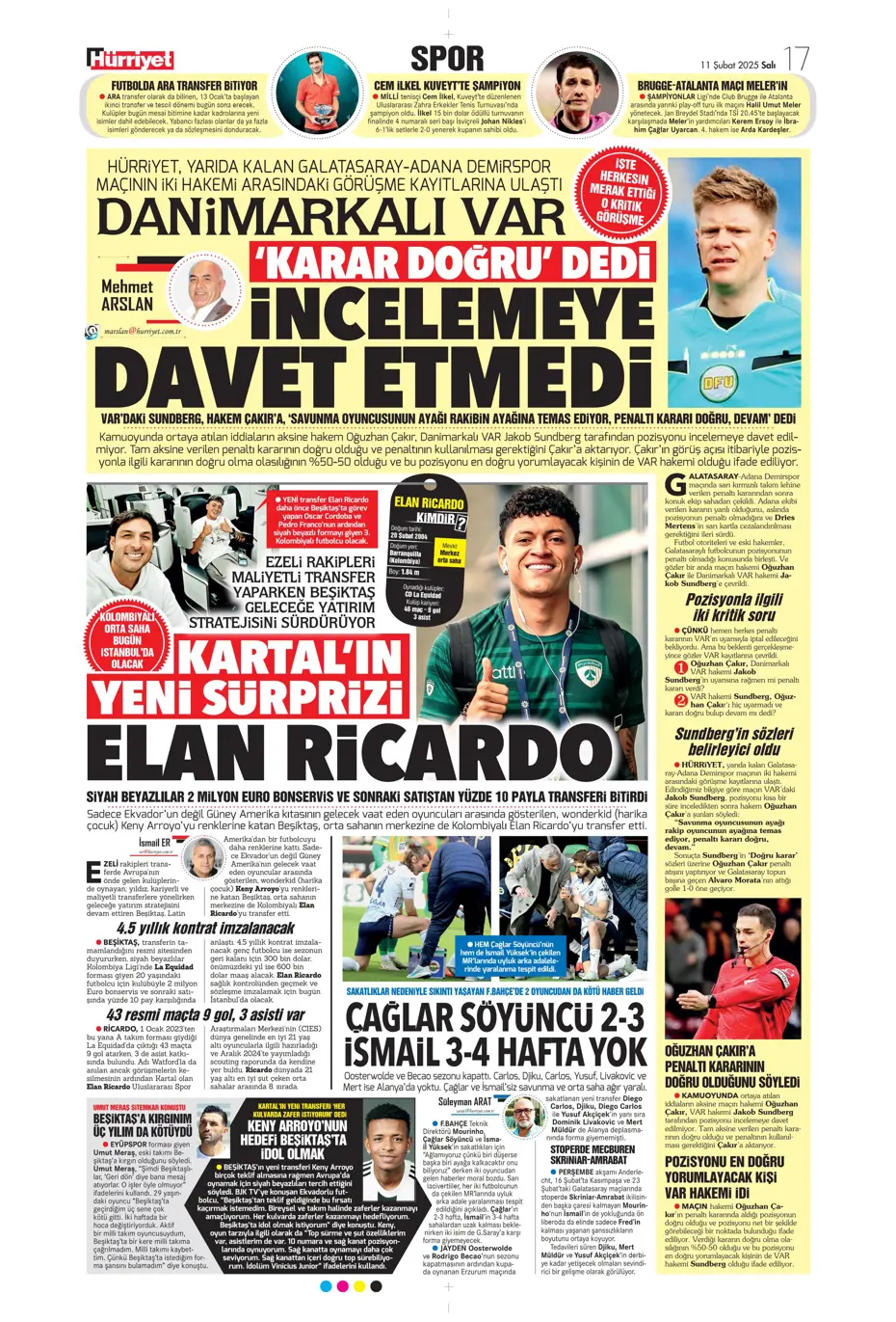 "Sezon sonu Fati" | Sporun manşetleri - 21