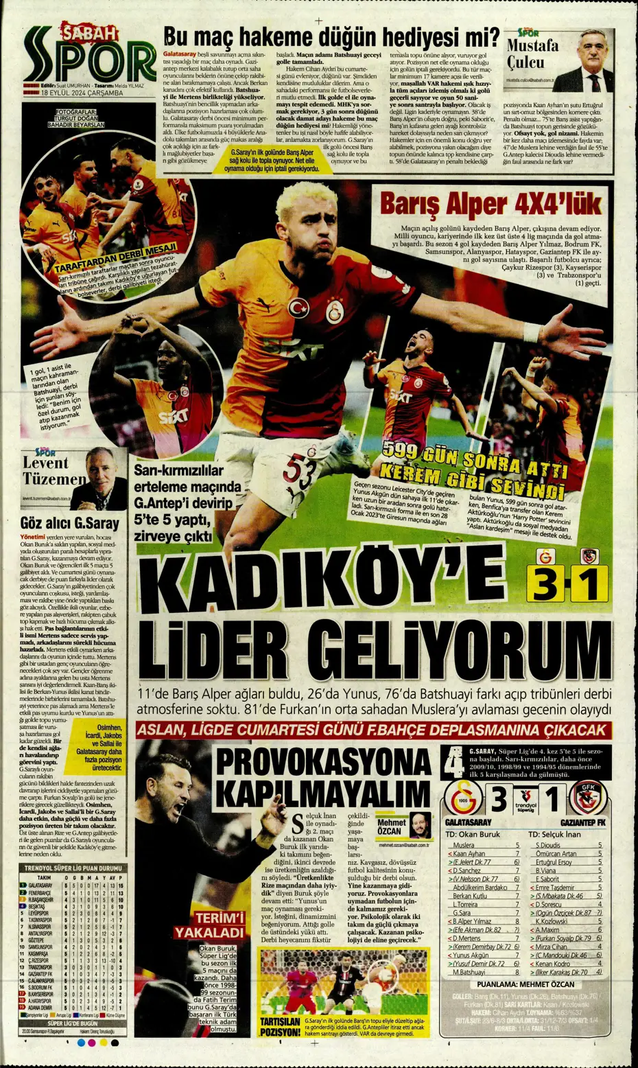 "Jose Mourinho'dan derbi kararı" | Sporun manşetleri - 28 "Jose Mourinho'dan derbi kararı" | Sporun manşetleri - 28