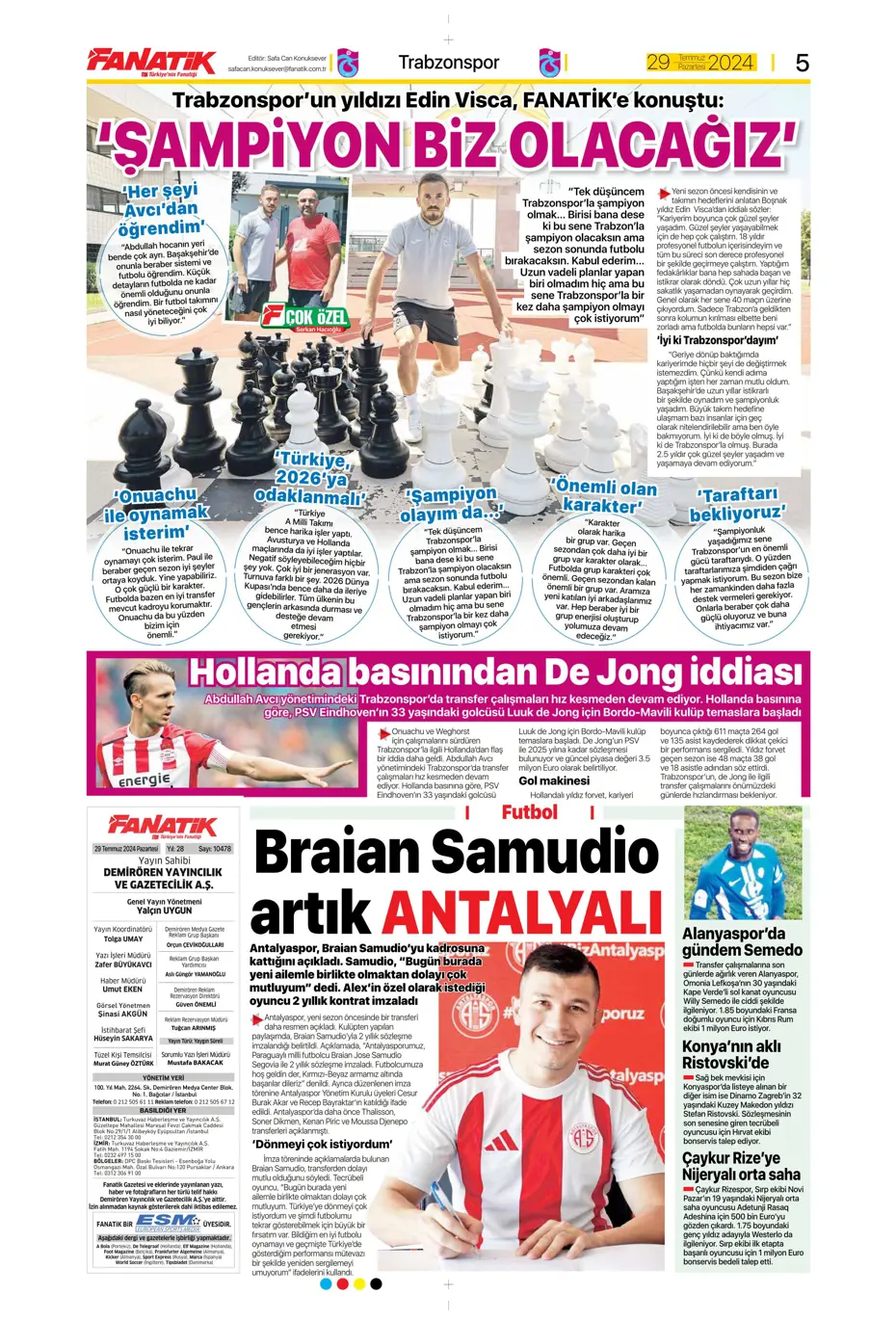"Mourinho'nun prensi Kovacic" | Sporun manşetleri - 10 "Mourinho'nun prensi Kovacic" | Sporun manşetleri - 10