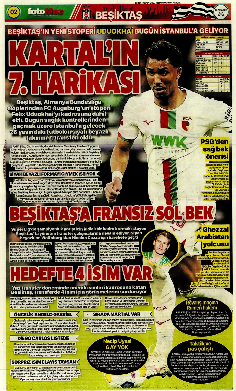 "Fenerbahçe'den yıldız bombardımanı" | Sporun manşetleri - 10 "Fenerbahçe'den yıldız bombardımanı" | Sporun manşetleri - 10