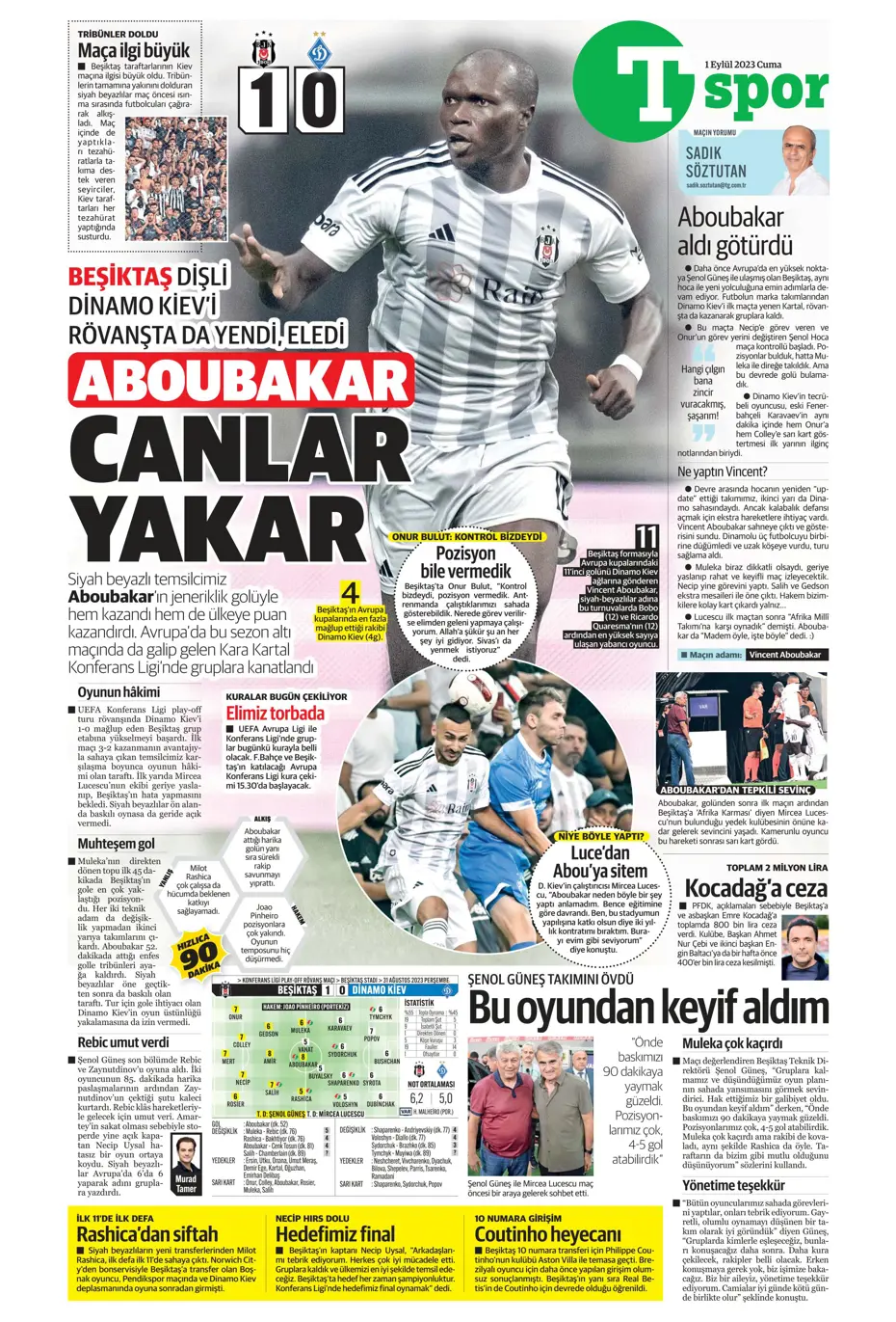 "Sergio Ramos'a '2 Eylül'e kadar cevabını ver' resti" | Sporun manşetleri (1 Eylül 2023) - 40 "Sergio Ramos'a '2 Eylül'e kadar cevabını ver' resti" | Sporun manşetleri (1 Eylül 2023) - 40
