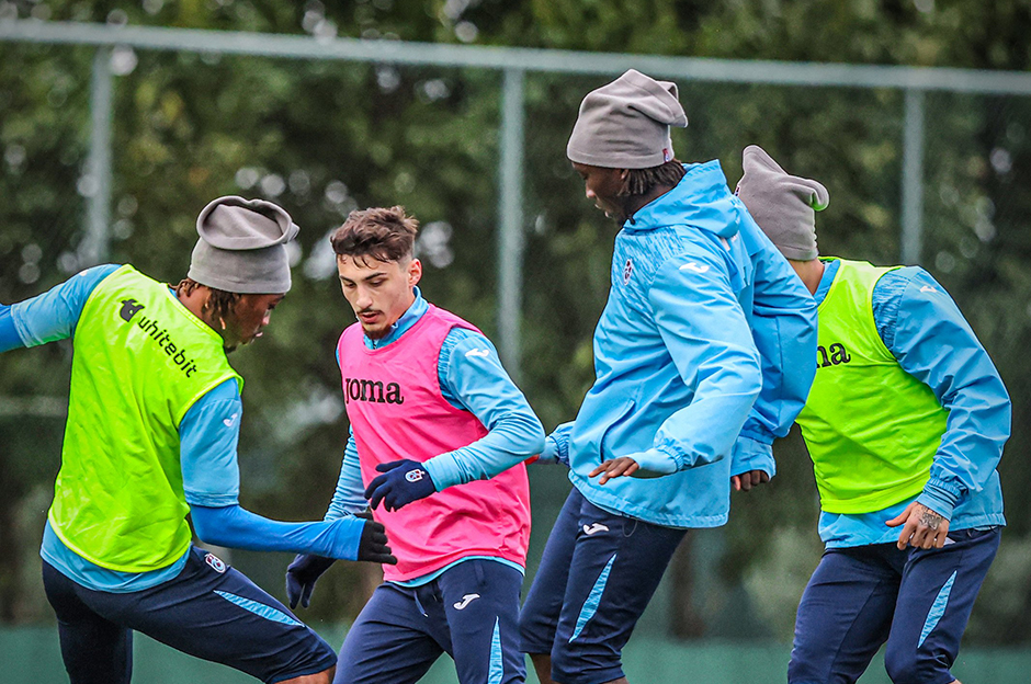 Trabzonspor, Samsunspor hazırlıklarını sürdürdü