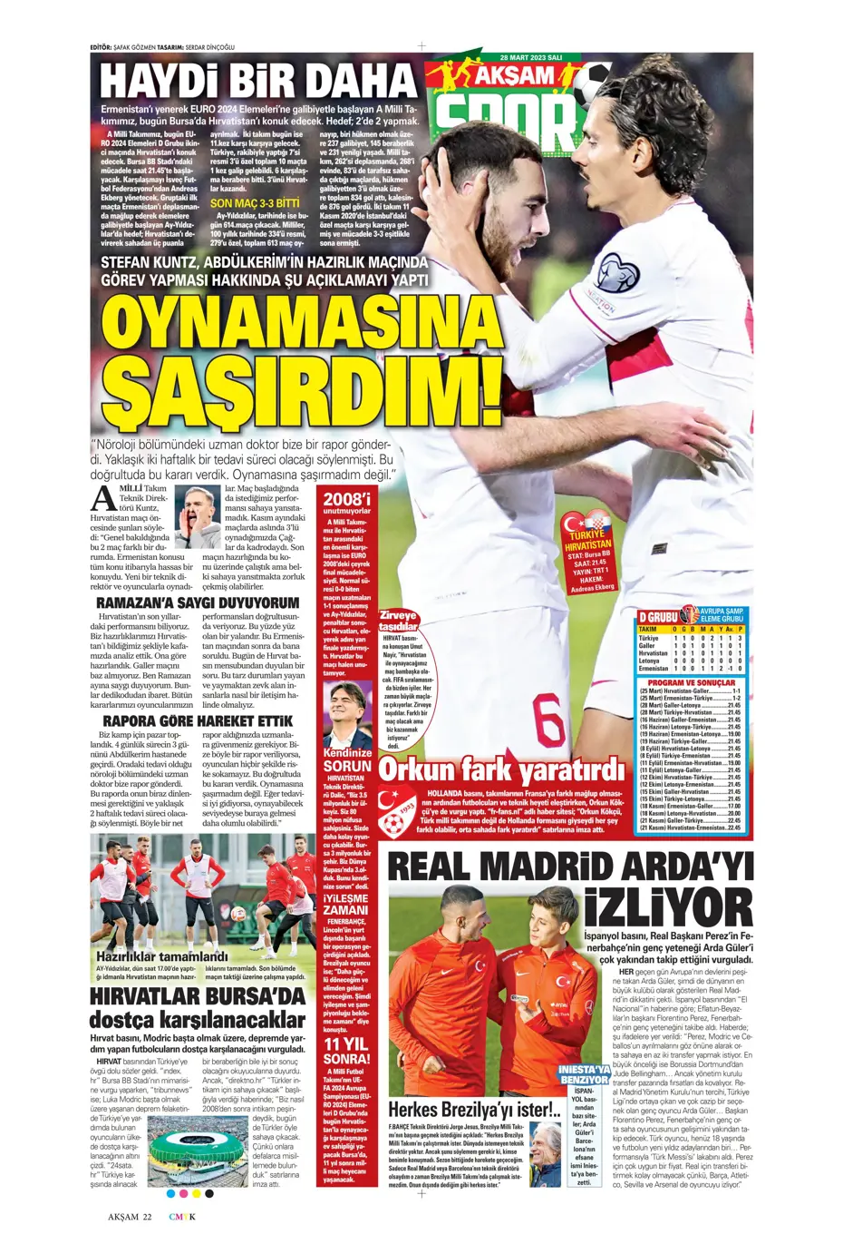 "Vurduğumuz gol olsun" - Sporun manşetleri - 4