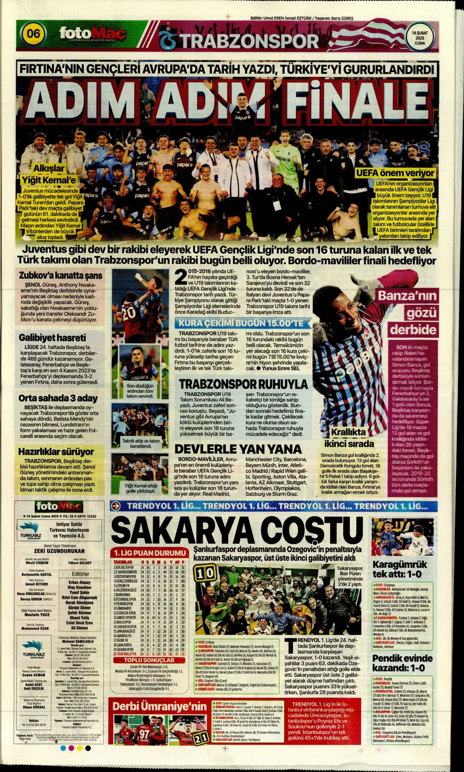 "Galatasaray'ın Avrupa AZabı" | Sporun manşetleri - 15 "Galatasaray'ın Avrupa AZabı" | Sporun manşetleri - 15