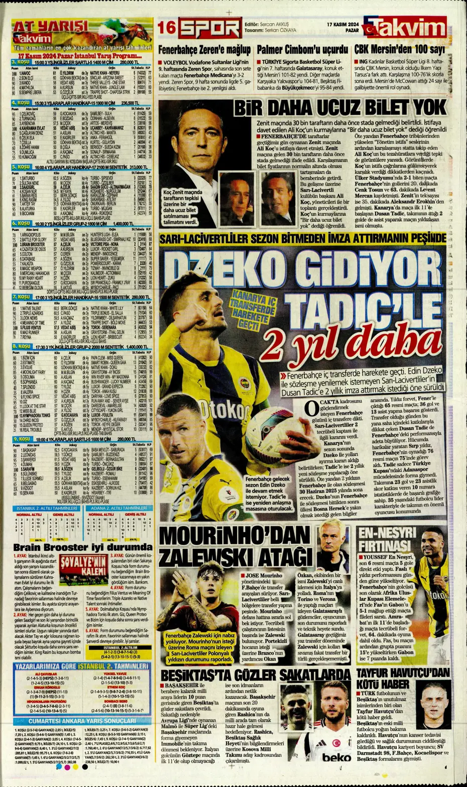 "Fenerbahçe'nin ocak ayı çilekleri" | Sporun manşetleri - 35