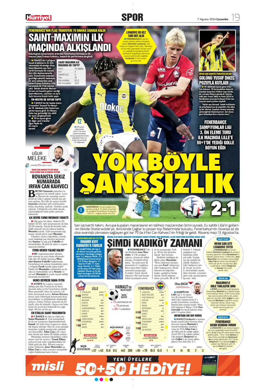 "12 milyon euroya Becao" | Sporun manşetleri - 17 "12 milyon euroya Becao" | Sporun manşetleri - 17