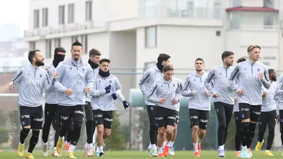 Trabzonspor 5 eksikle çalıştı