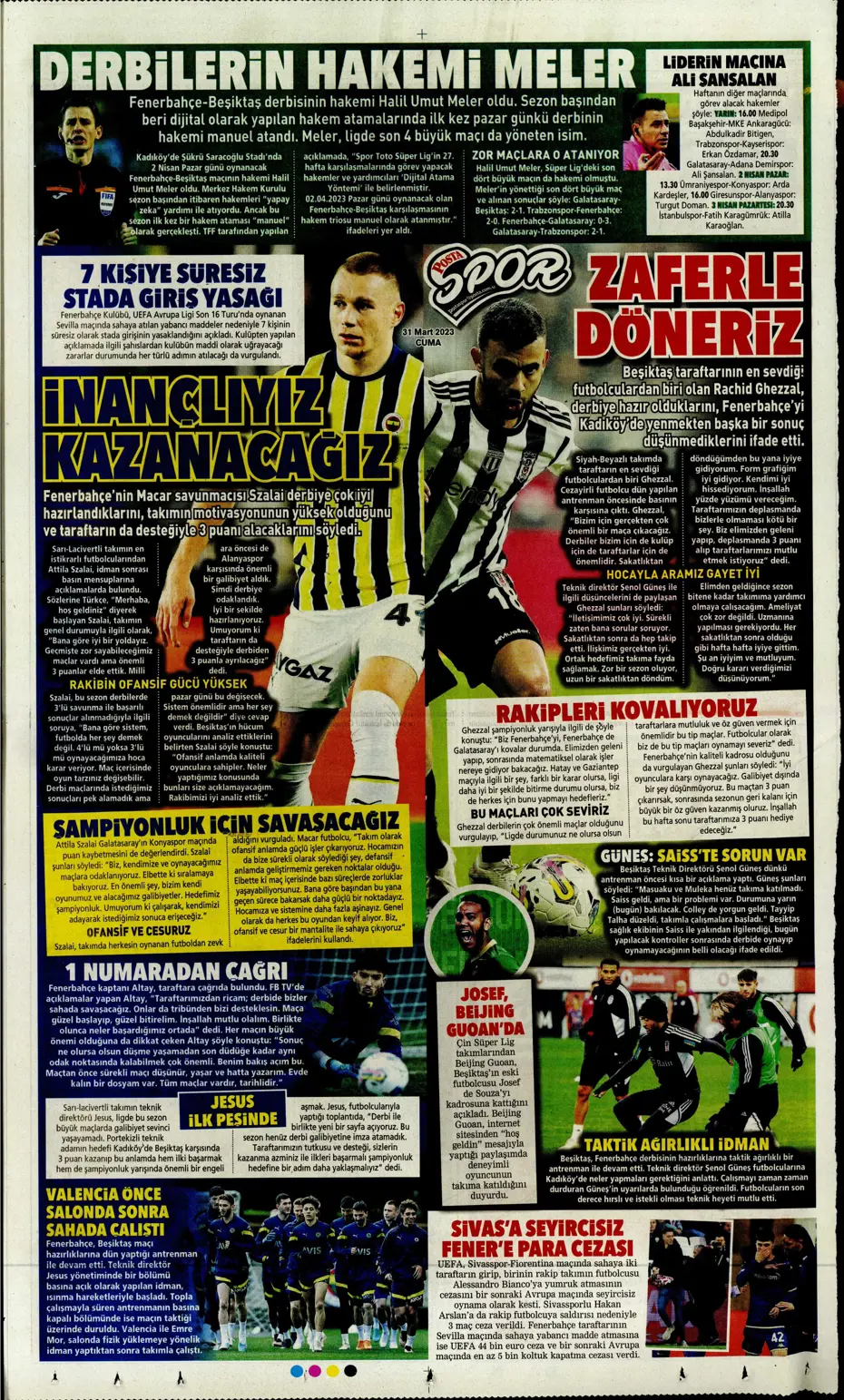 "Dev maçın 11'leri hazır" | Sporun Manşetleri - 25 "Dev maçın 11'leri hazır" | Sporun Manşetleri - 25