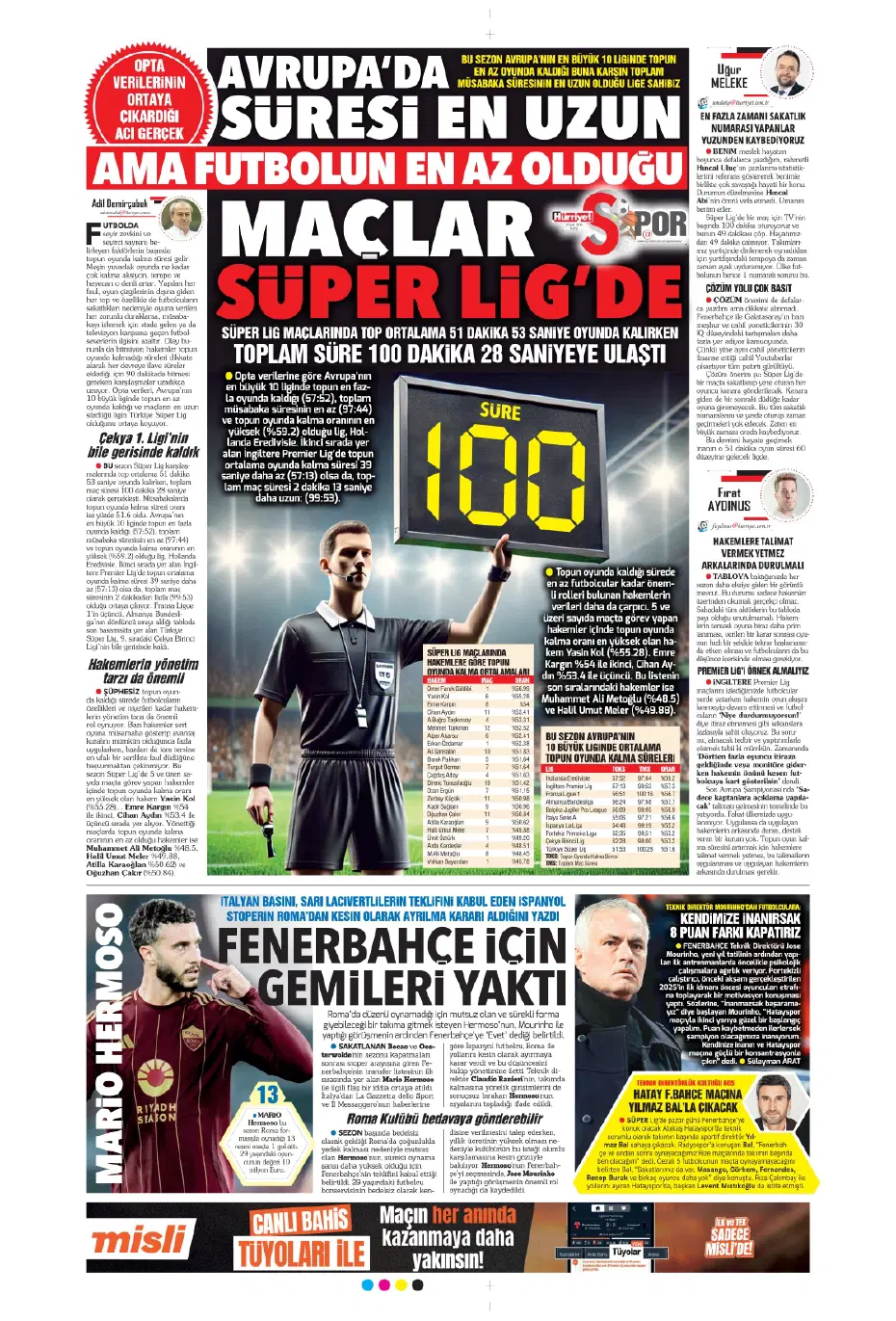 "Fatih Terim, Galatasaray'ın yıldızını istiyor" | Sporun manşetleri - 11