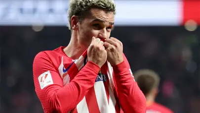 Atletico Madrid'e 3 puanı Antoine Griezmann getirdi