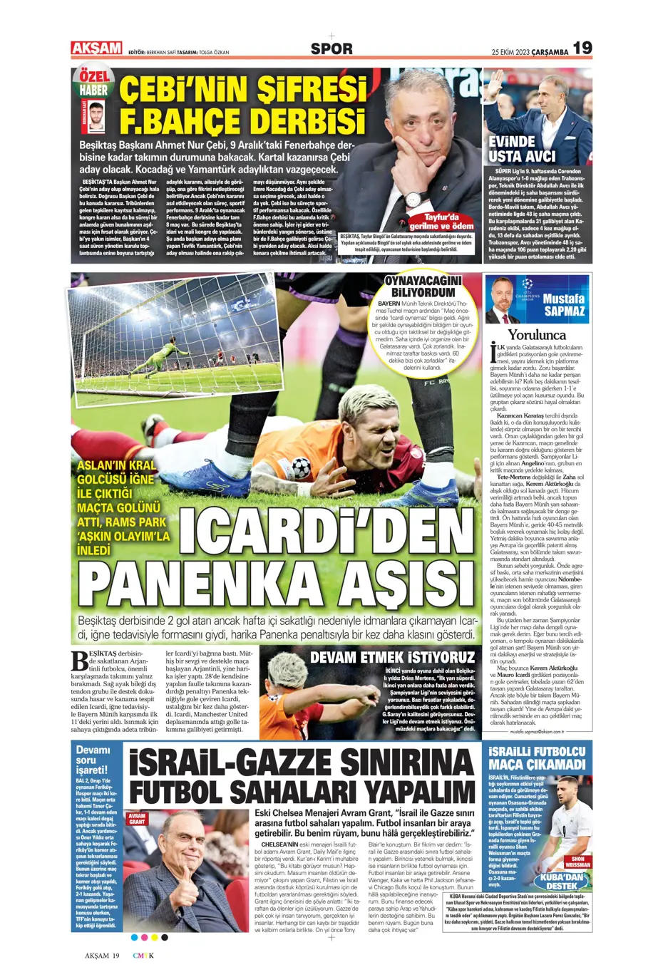 "Adaletin bu mu futbol?" | Sporun manşetleri (25 Ekim 2023) - 2