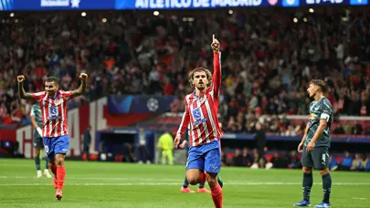 Atletico Madrid 90'da güldü