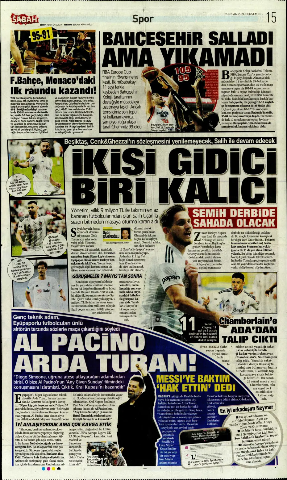 "Yeni sezona yeni Fenerbahçe" | Sporun manşetleri - 26
