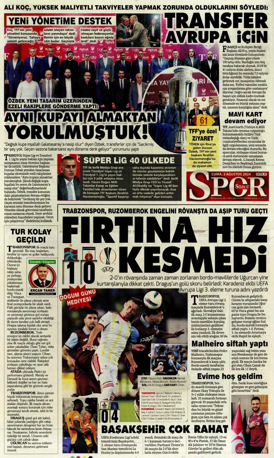 "Amrabat adım adım Kadıköy'e" | Sporun manşetleri - 27