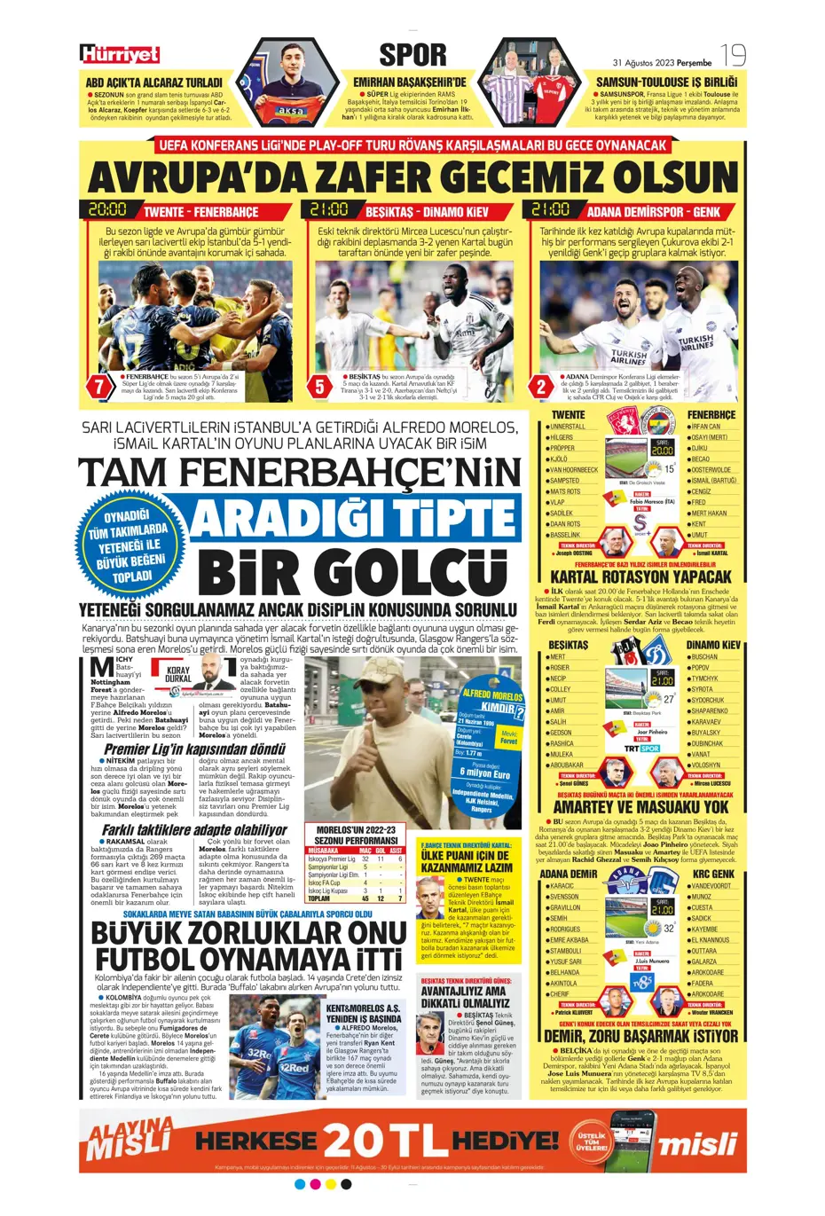 "Sergio Ramos formayı giydi" | Sporun manşetleri (31 Ağustos 2023) - 21 "Sergio Ramos formayı giydi" | Sporun manşetleri (31 Ağustos 2023) - 21