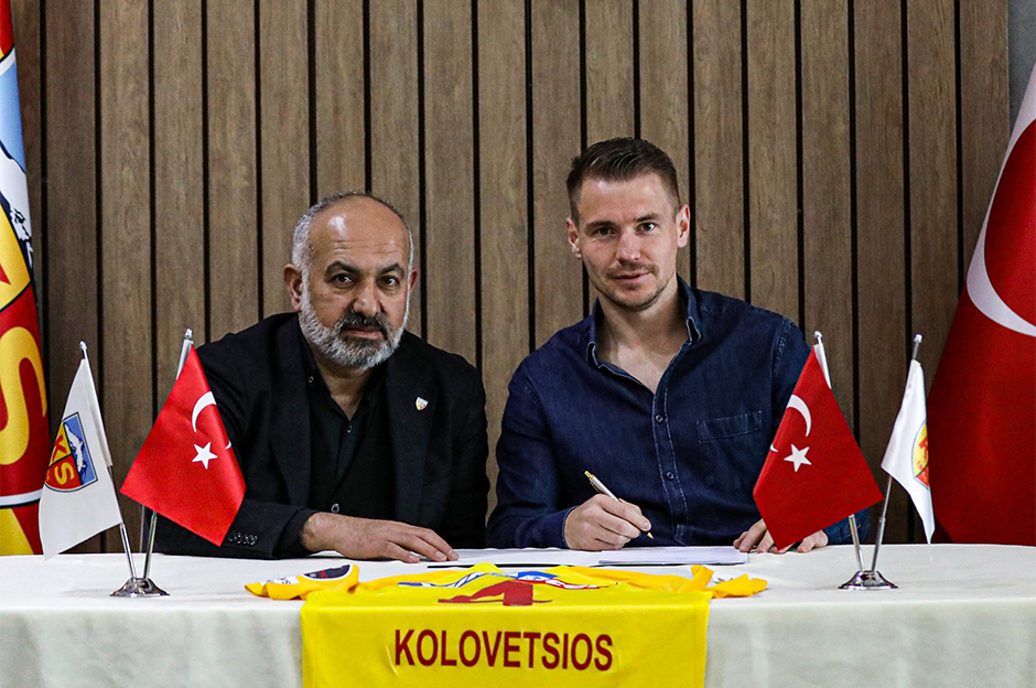 Kayserispor'dan Kolovetsios'a yeni sözleşme