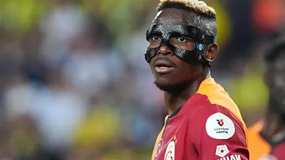 Galatasaray'dan Osimhen maskesi için açıklama: Yasak geldi