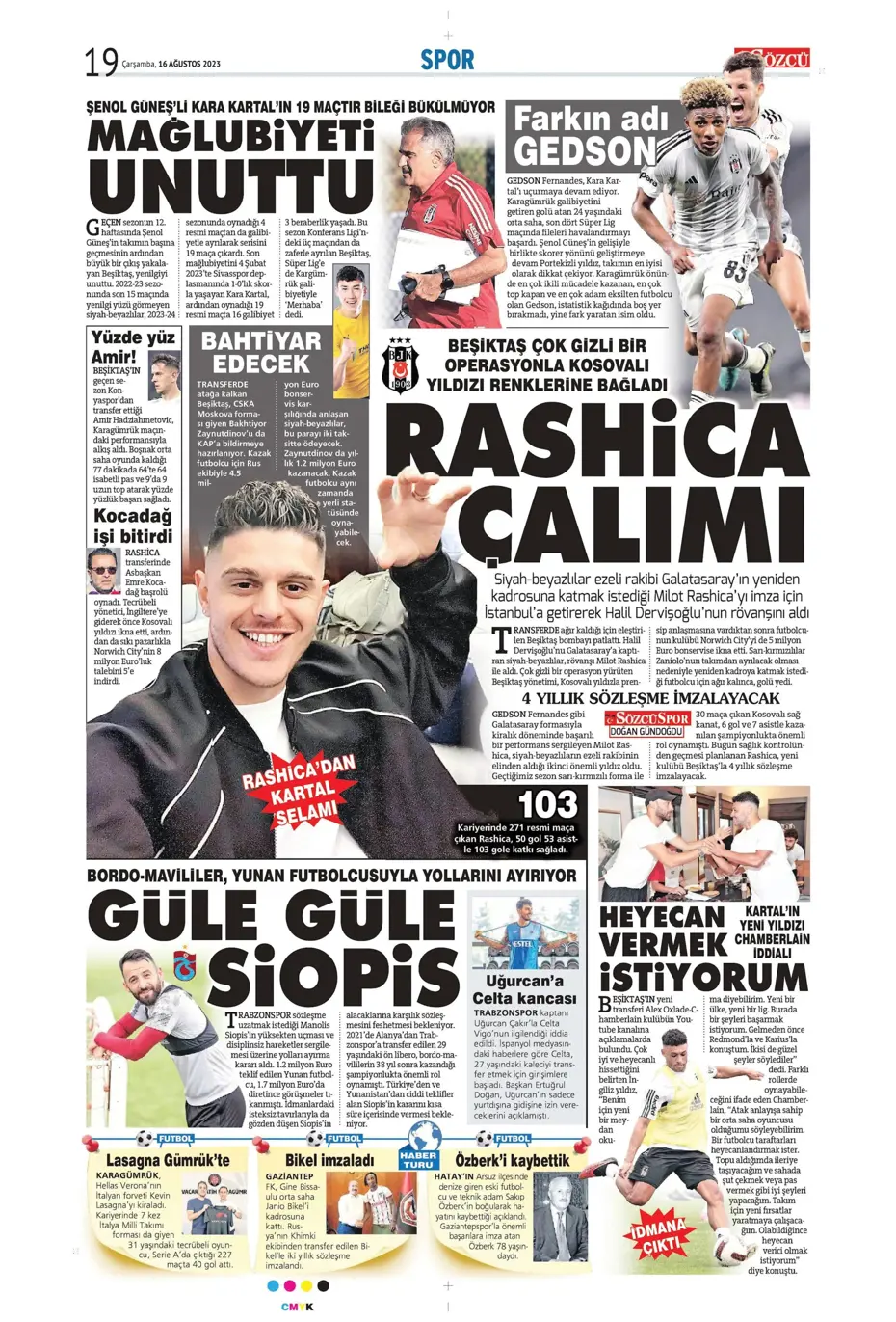 "Devler Ligi'ne kaldı 1 adım" | Sporun Manşetleri - 32