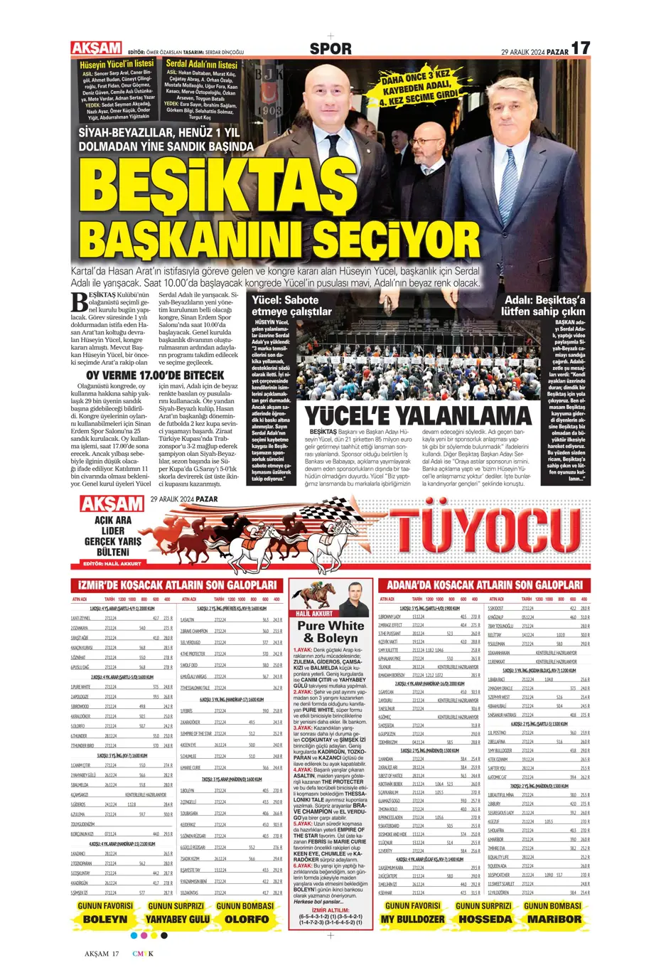 "Mikautadze'de sona doğru" | Sporun manşetleri (29 Aralık 2024) - 6