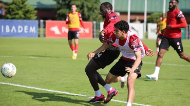 Pas ve baskı çalışması yapan Sivasspor, Fenerbahçe maçına hazır