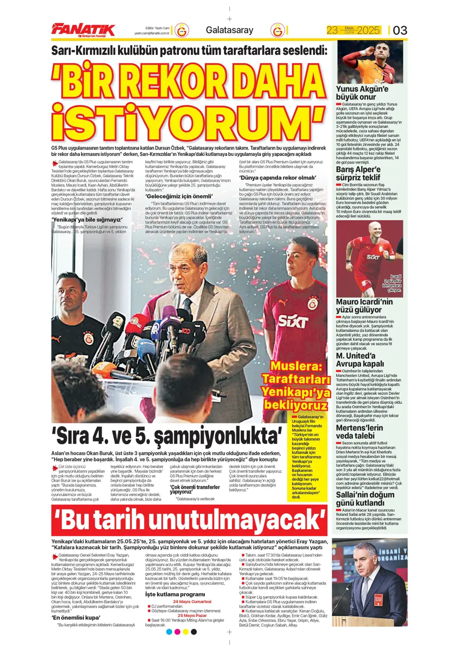 "Fenerbahçe'de sola süper yıldız: Jack Grealish" | Sporun manşetleri - 4