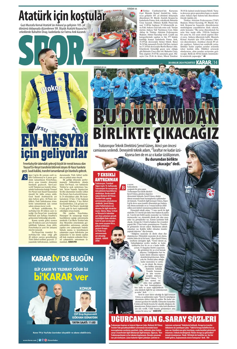 "Fenerbahçe'den 3 ülkede dev operasyon" | Sporun manşetleri - 19