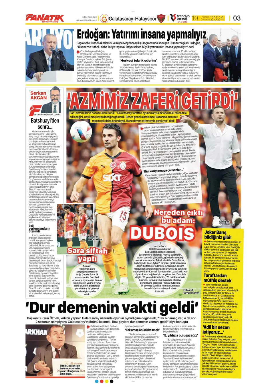 "Fenerbahçe Ferdi Kadıoğlu'nun alternatifini buldu" | Sporun manşetleri - 6