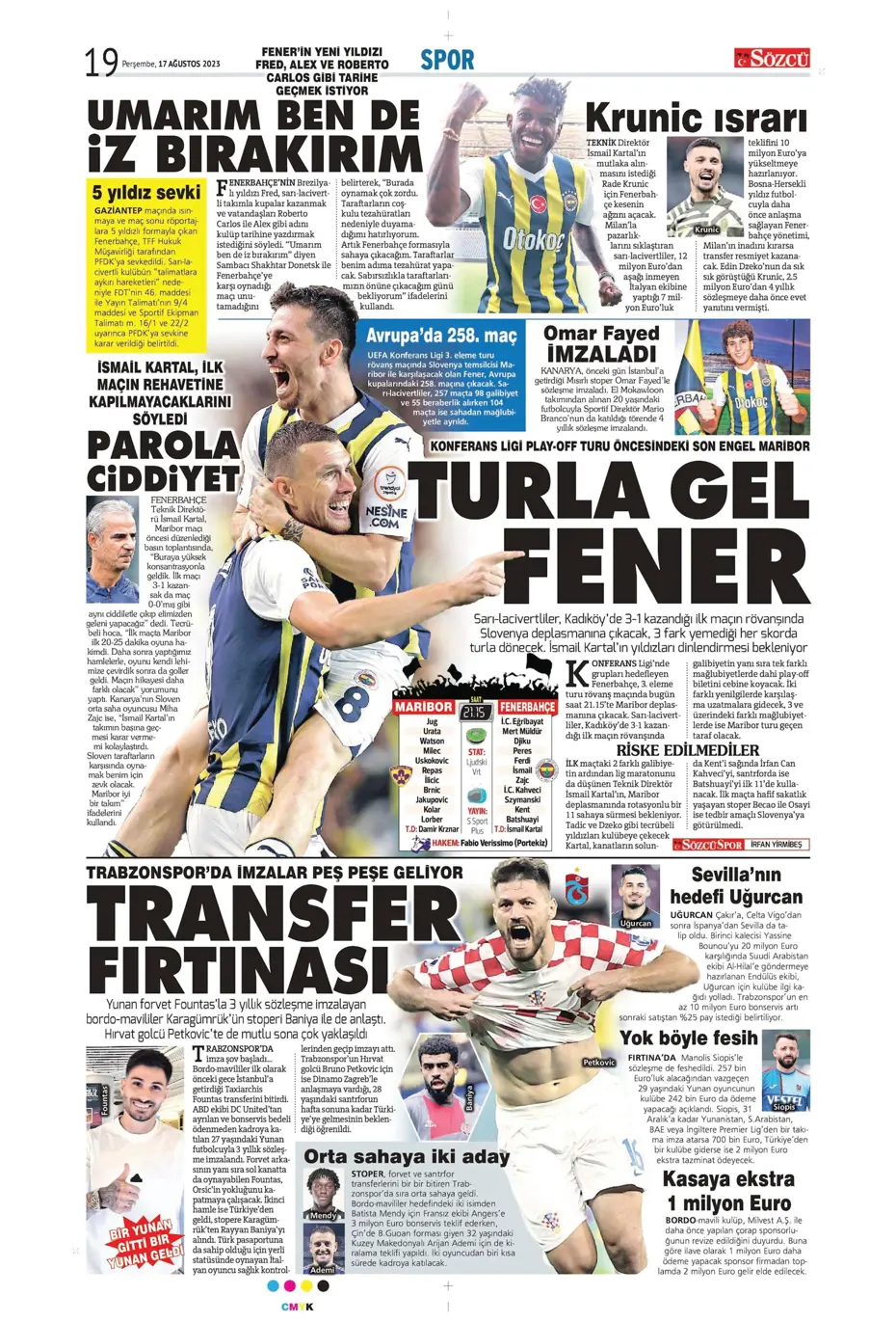 "Anderson Talisca için yoğun mesai" | Sporun Manşetleri - 29