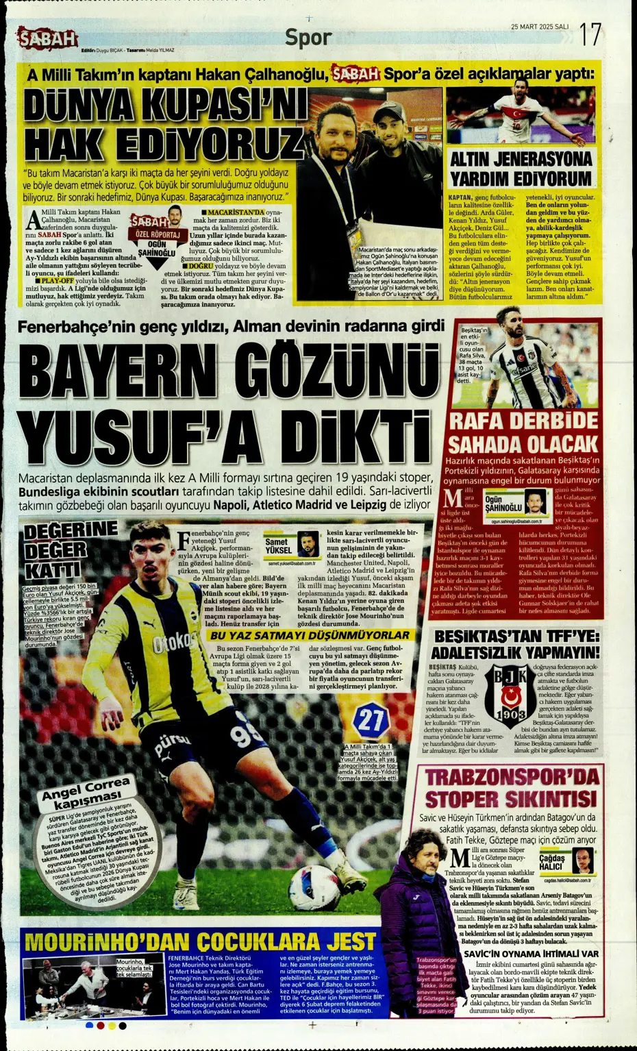 "Galatasaray'dan Osimhen'e çılgın teklif" | Sporun manşetleri - 23 "Galatasaray'dan Osimhen'e çılgın teklif" | Sporun manşetleri - 23