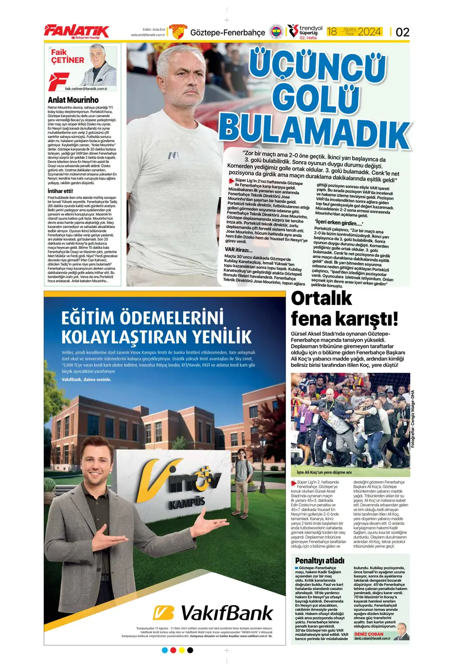 "Aslan'da Ziyech bilmecesi" | Sporun manşetleri (18 Ağustos 2024) - 6 "Aslan'da Ziyech bilmecesi" | Sporun manşetleri (18 Ağustos 2024) - 6