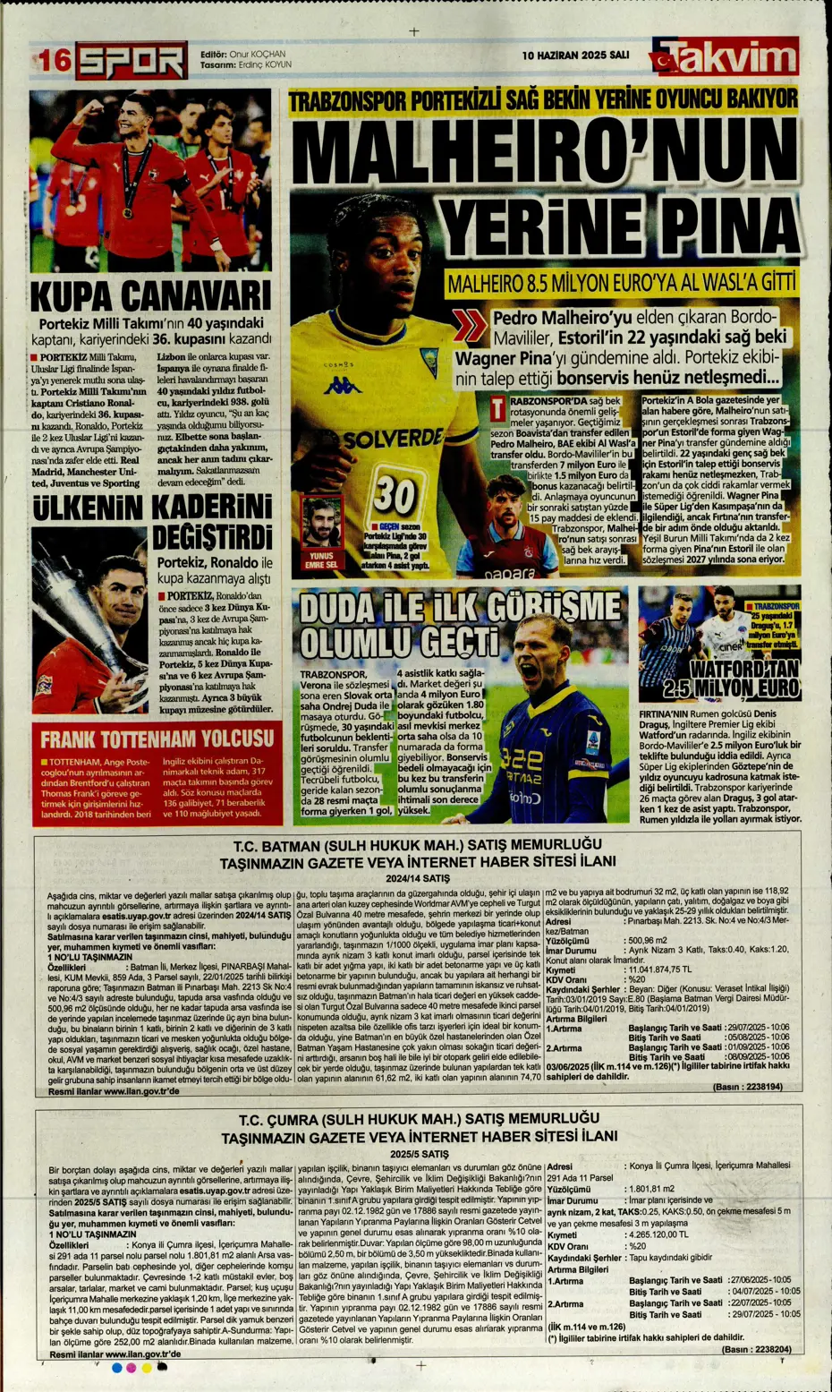 "En-Nesyri ile yılın takası" | Sporun manşetleri - 30