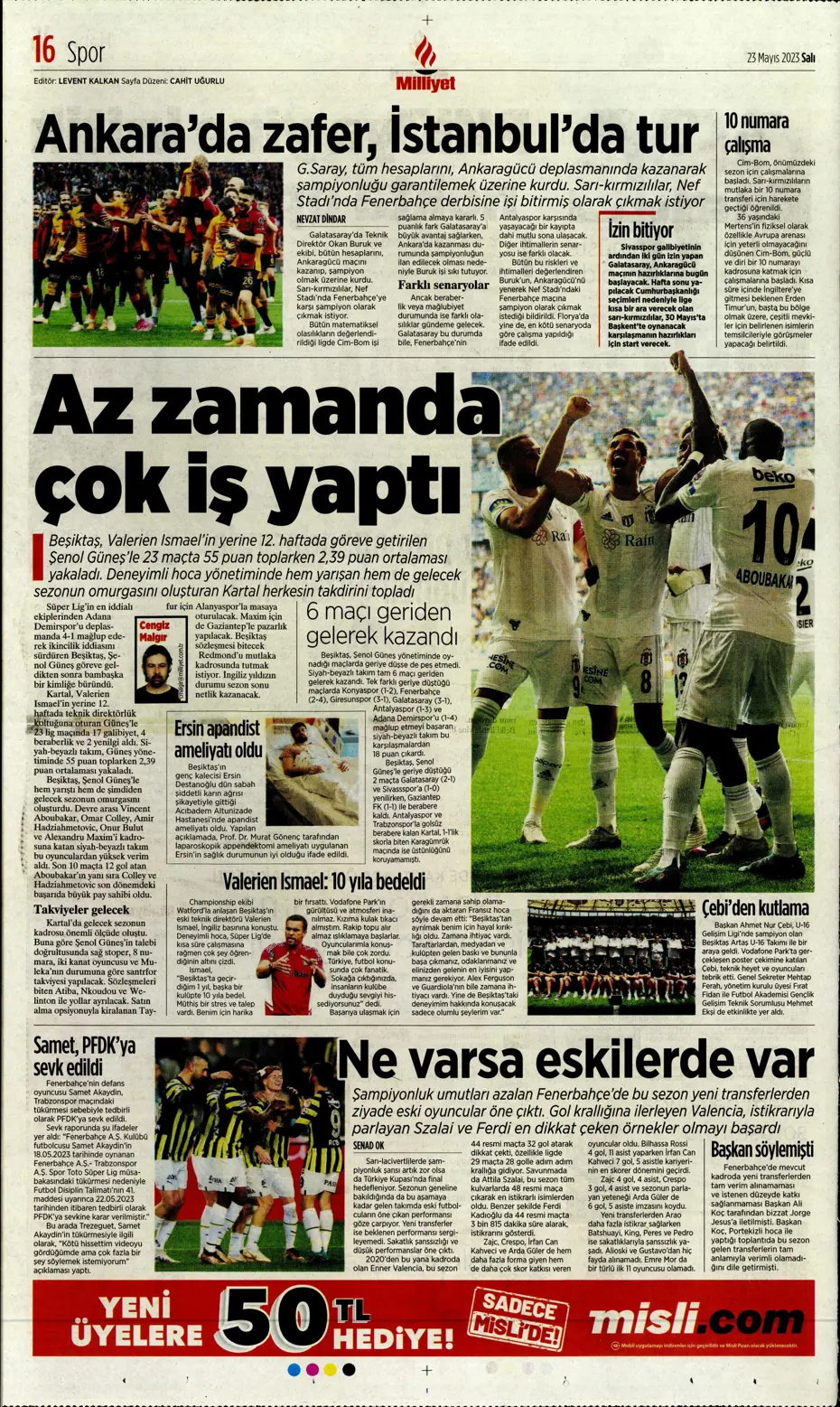 "Aslan'dan Devler Ligi hamlesi" | Sporun Manşetleri - 14 "Aslan'dan Devler Ligi hamlesi" | Sporun Manşetleri - 14