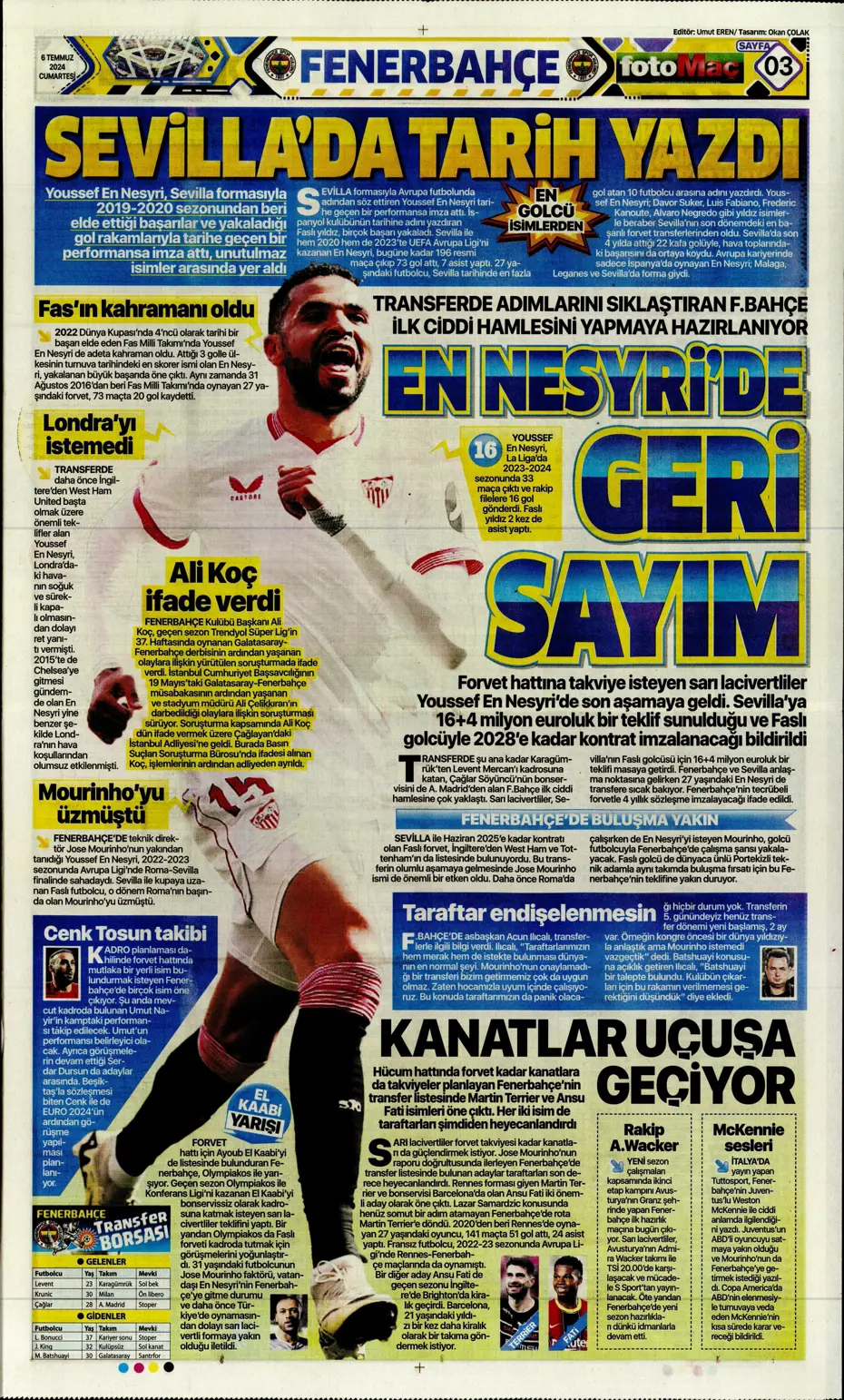 "Avrupalı selam dur! Türkler geliyor" | Sporun manşetleri (6 Temmuz 2024) - 12