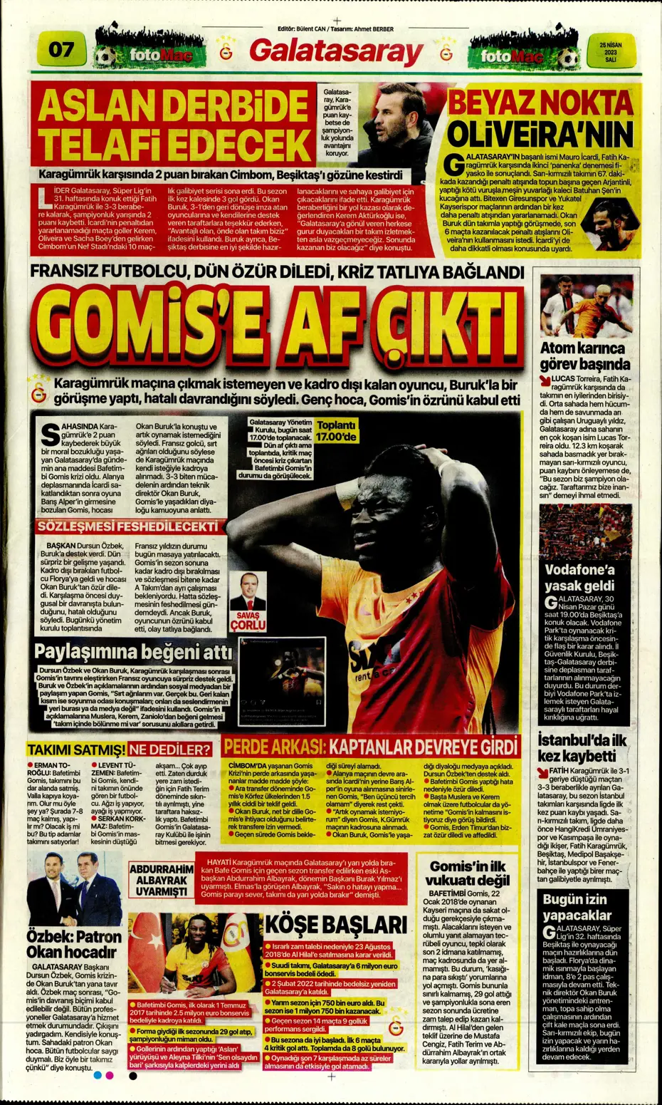"Fenerbahçe fırsat tepti" | Sporun Manşetleri - 20 "Fenerbahçe fırsat tepti" | Sporun Manşetleri - 20