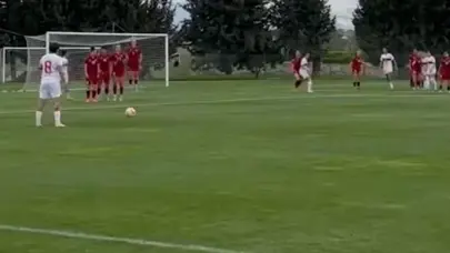 İZLE | Mine Yıldız'dan Ermenistan'a maça damga vuran gol