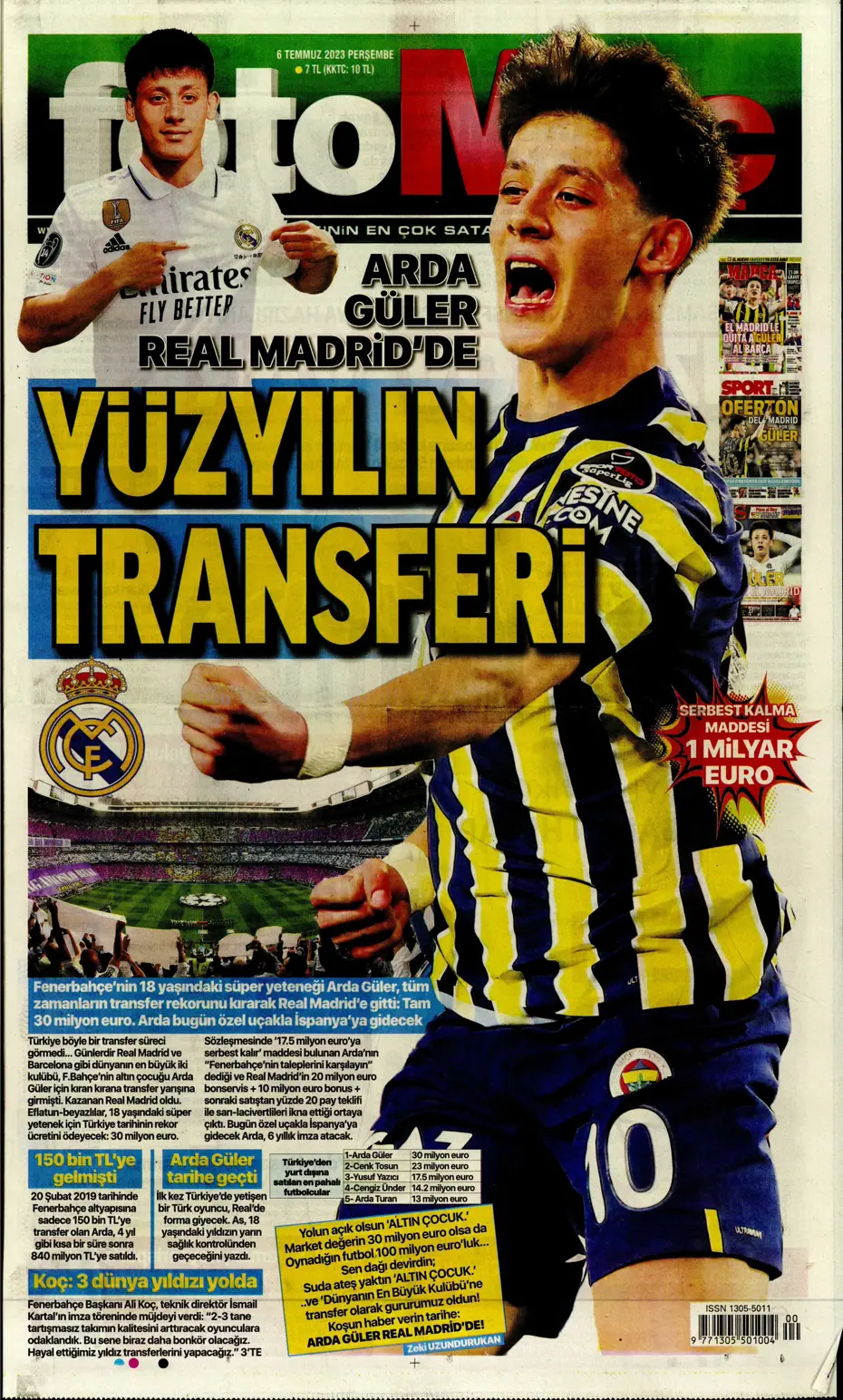 "Icardi'de Enrique krizi" | Sporun manşetleri (6 Temmuz 2023) - 9