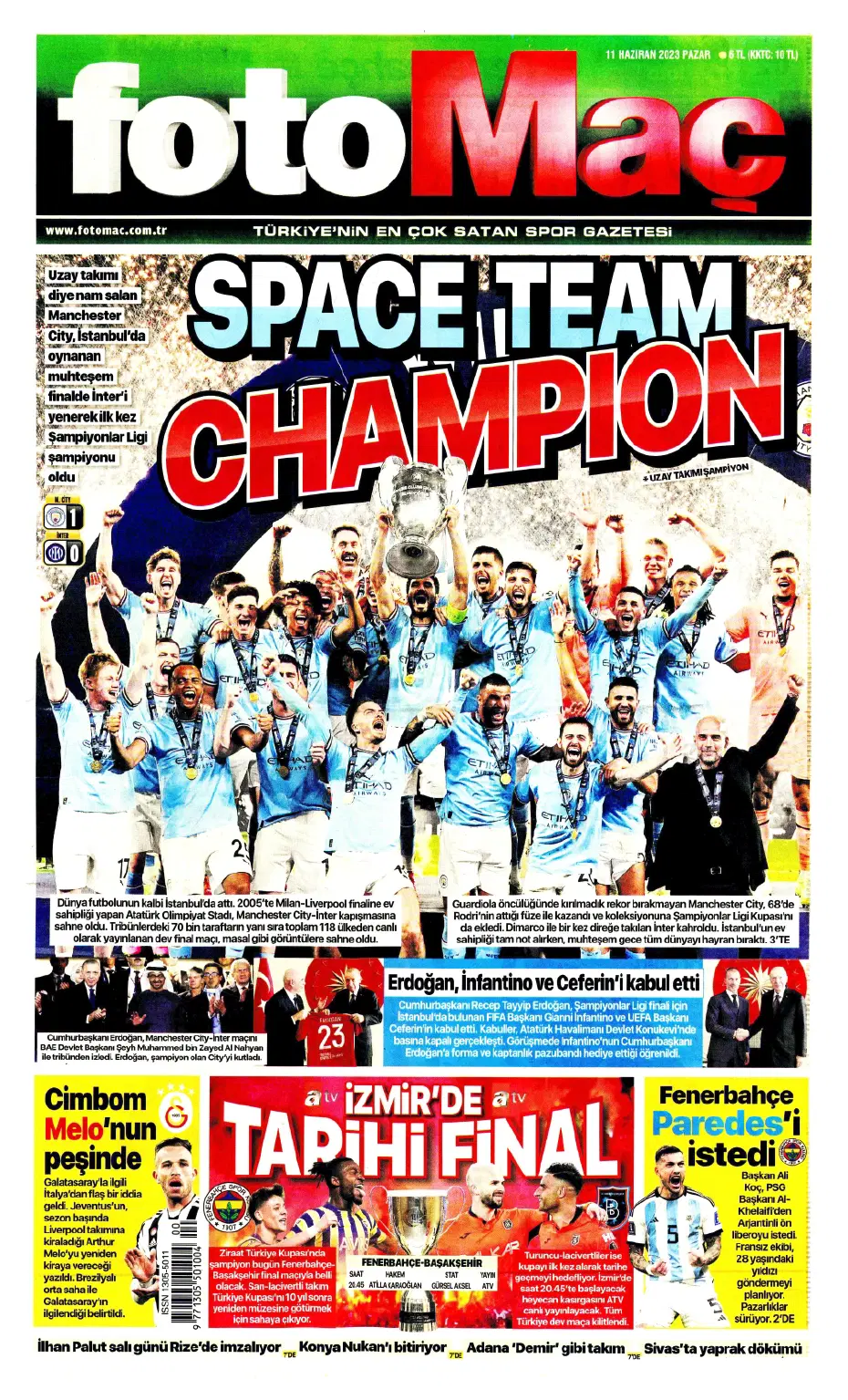 "F.Bahçe'ye veda etti" | Sporun manşetleri (11 Haziran 2023) - 7