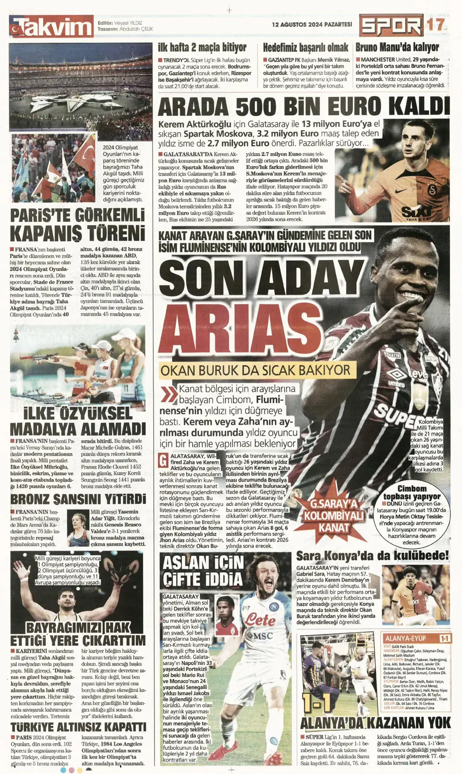 "Fenerbahçe'den 4 isim için İngiltere seferi" | Sporun manşetleri - 34