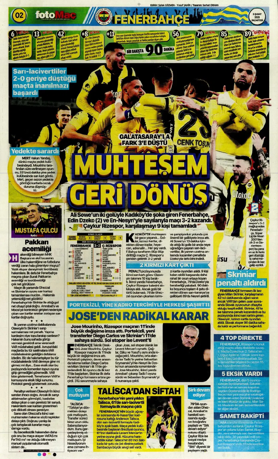 "Transferde Kartal haftası" | Sporun manşetleri - 9