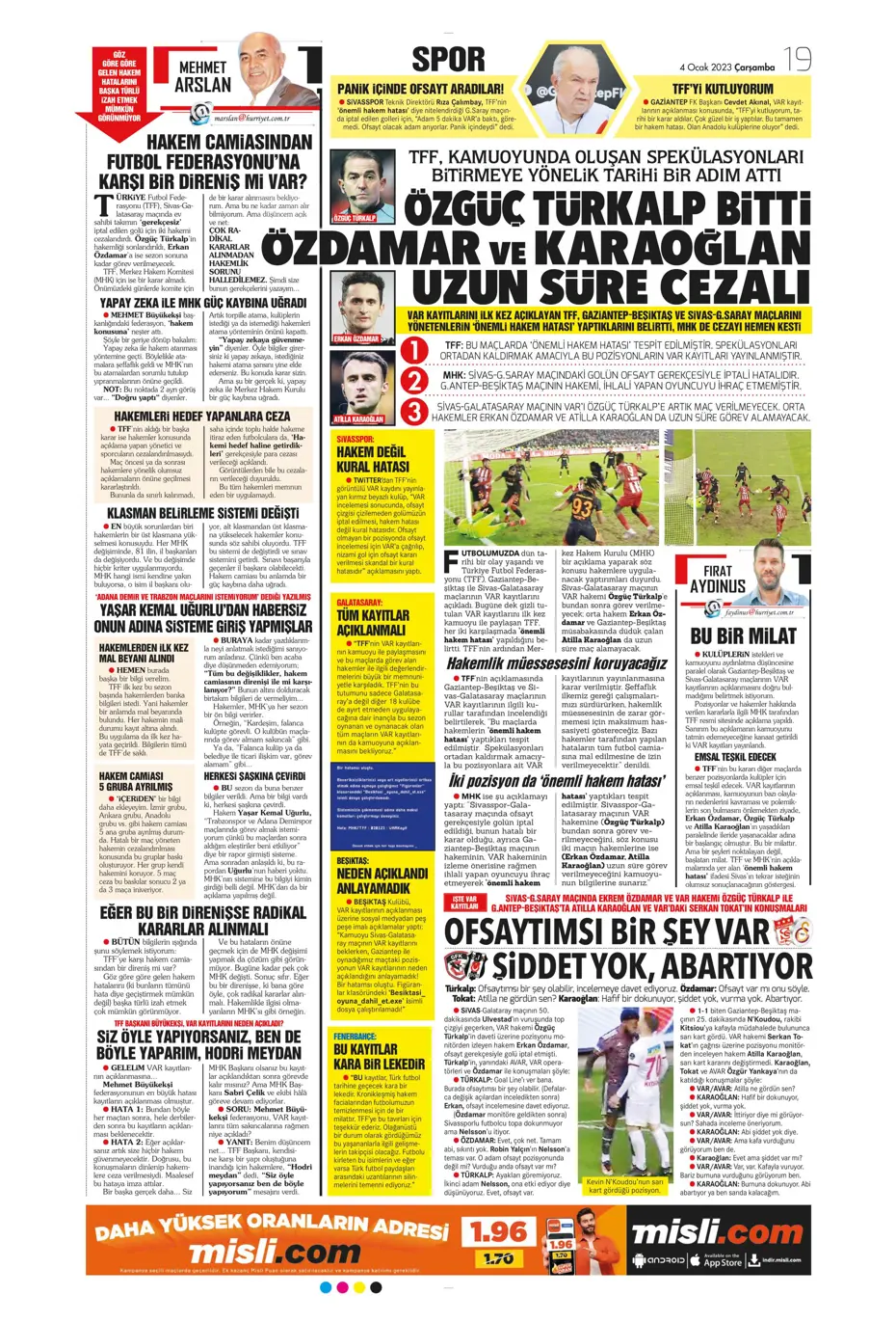Sporun Manşetleri (4 Ocak 2023) - 19