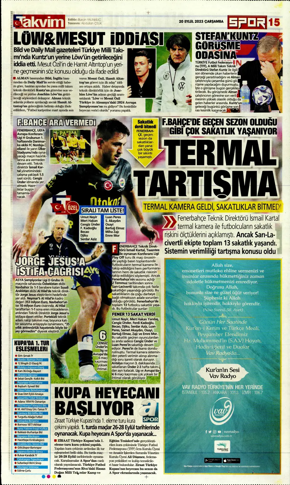 "Aslan devler sahnesinde" | Sporun Manşetleri - 29