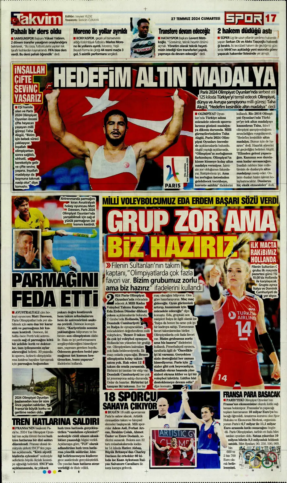 "Rodrigo Becao'ya Lyon kancası" | Sporun manşetleri - 29