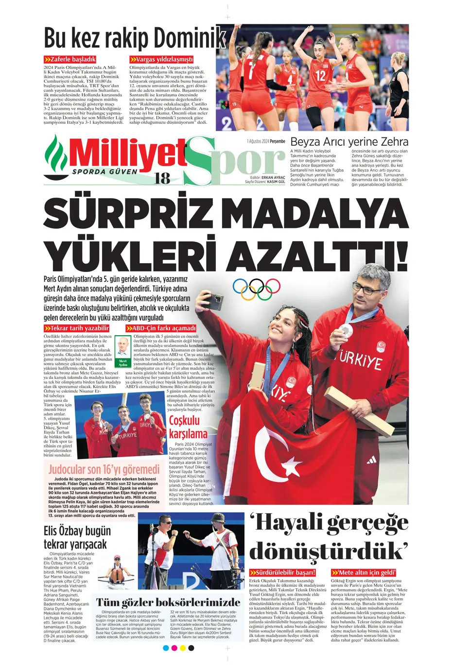 "McTominay Aslan oluyor" | Sporun manşetleri (1 Ağustos 2024) - 20 "McTominay Aslan oluyor" | Sporun manşetleri (1 Ağustos 2024) - 20