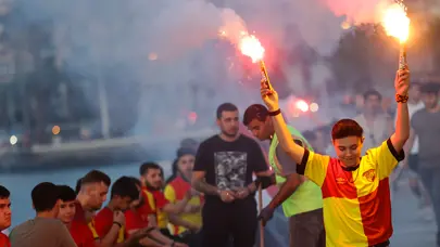 Göztepeli taraftarlardan Başkan Ankersen’e 5 farklı dilde istek