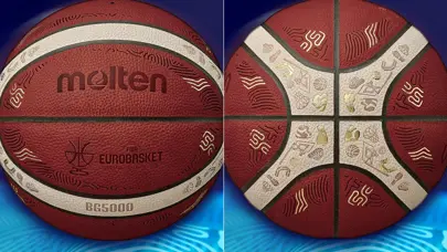 FIBA, EuroBasket 2025 için tasarlanan topu tanıttı