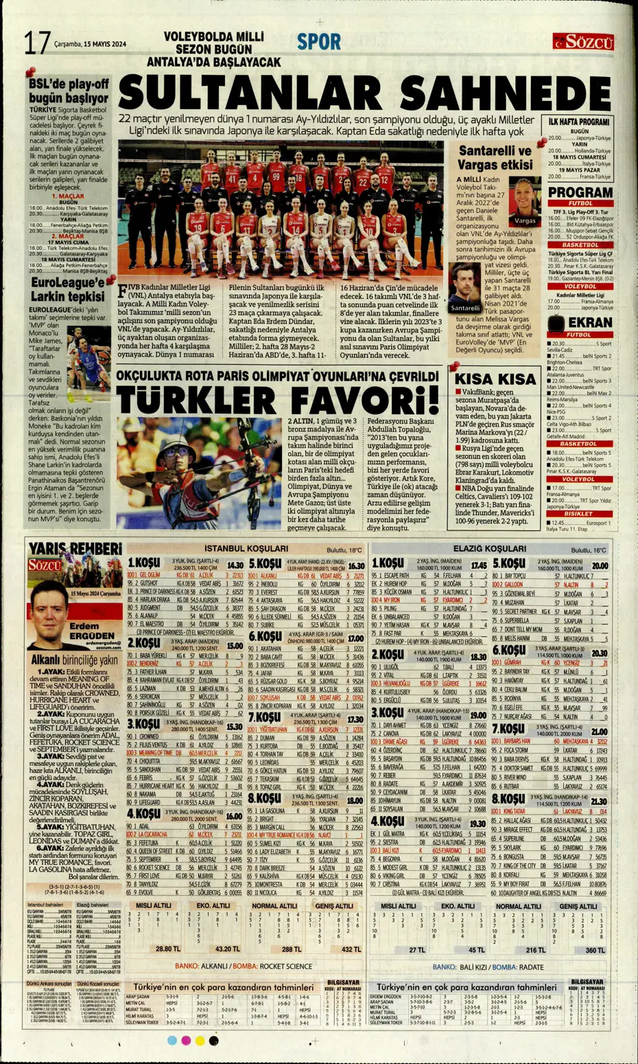 "Mourinho'ya 100 milyon euro" | Sporun manşetleri (15 Mayıs 2024) - 18