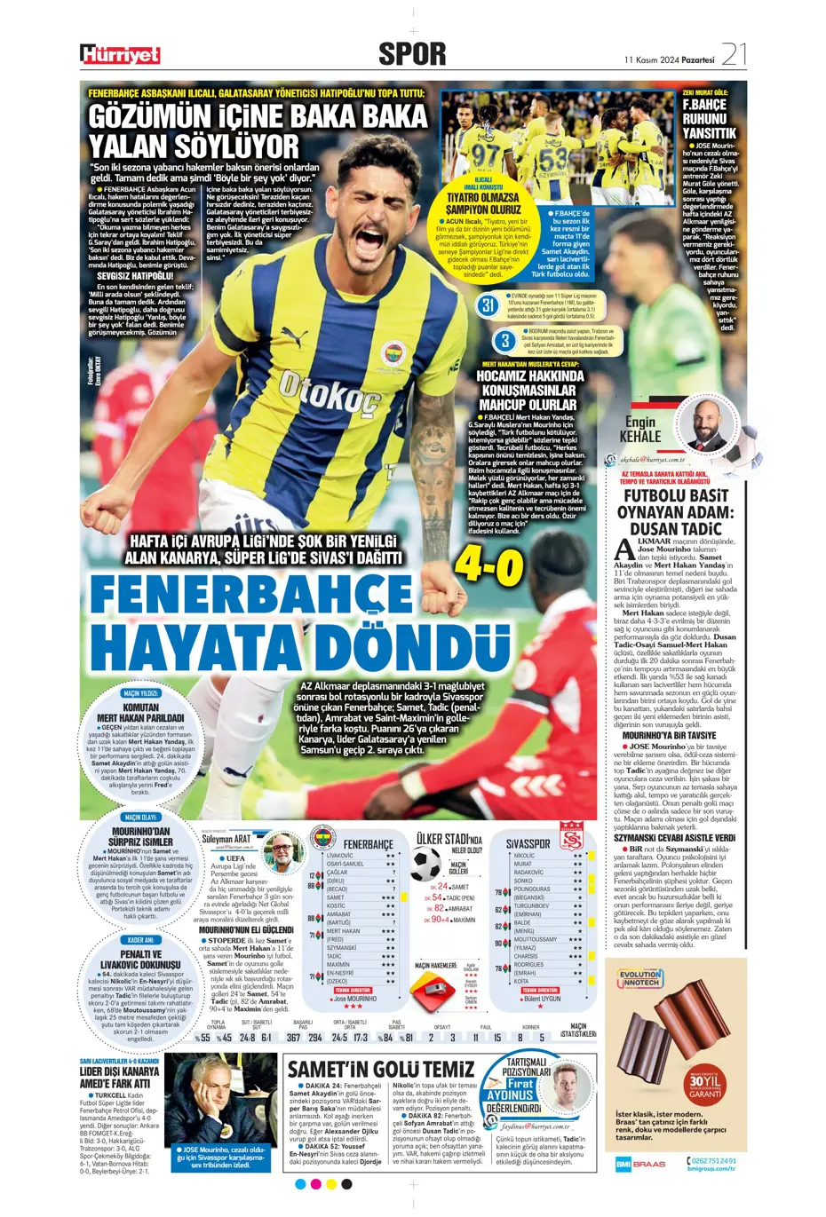 "Fenerbahçe'den Talisca ve Dybala bombası" | Sporun manşetleri - 17 "Fenerbahçe'den Talisca ve Dybala bombası" | Sporun manşetleri - 17