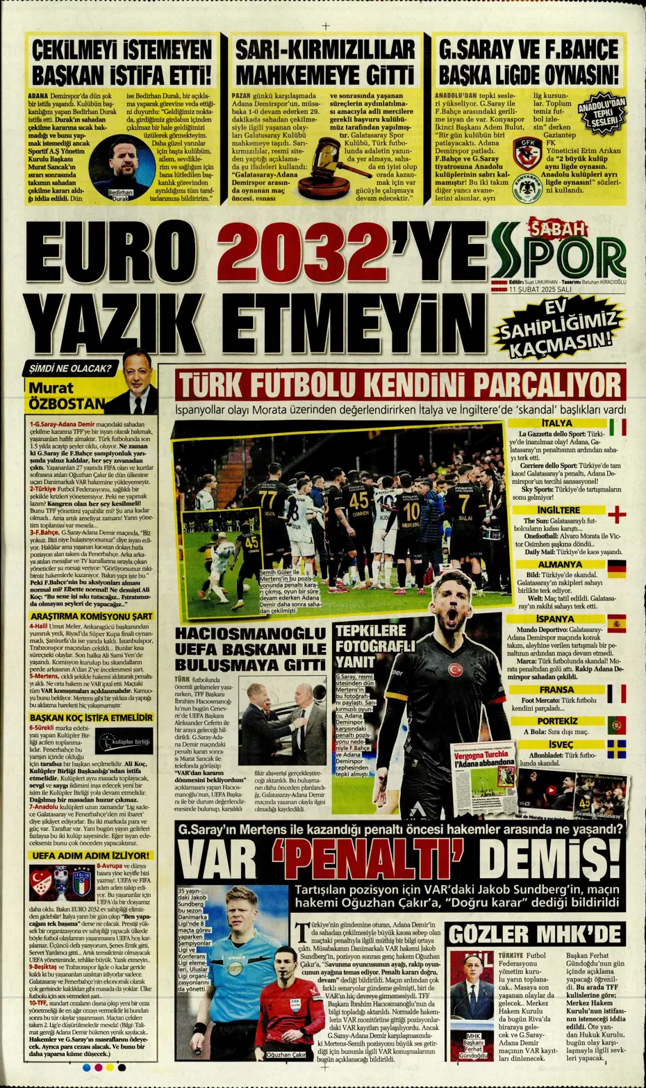 "Sezon sonu Fati" | Sporun manşetleri - 22