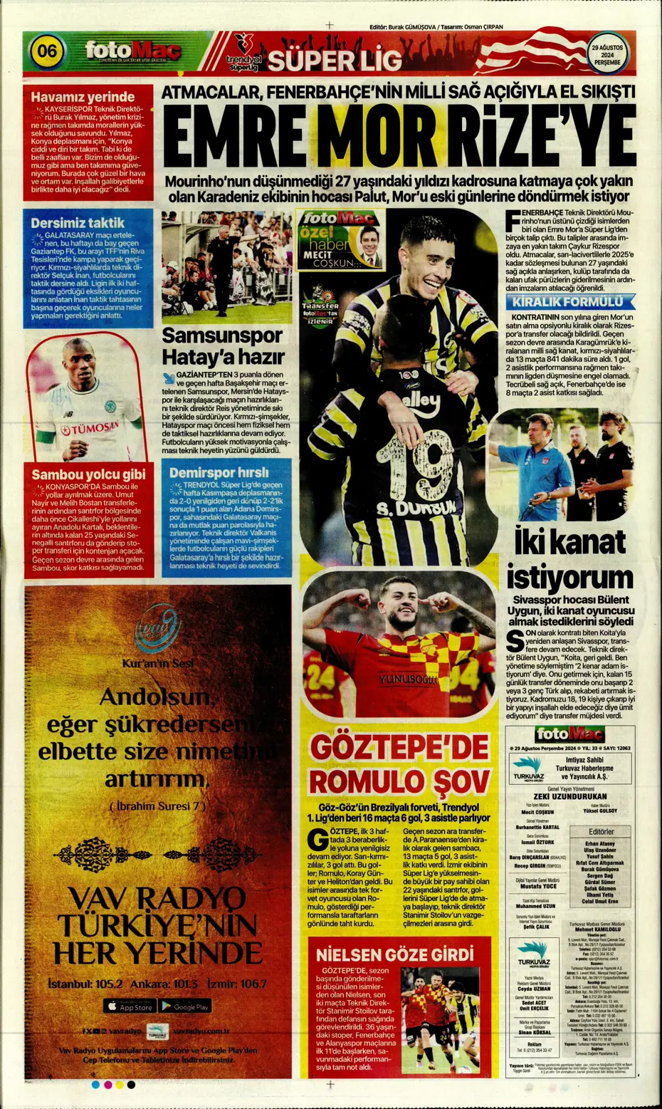 "Fenerbahçe'den Saint-Maximin kararı" | Sporun manşetleri - 18